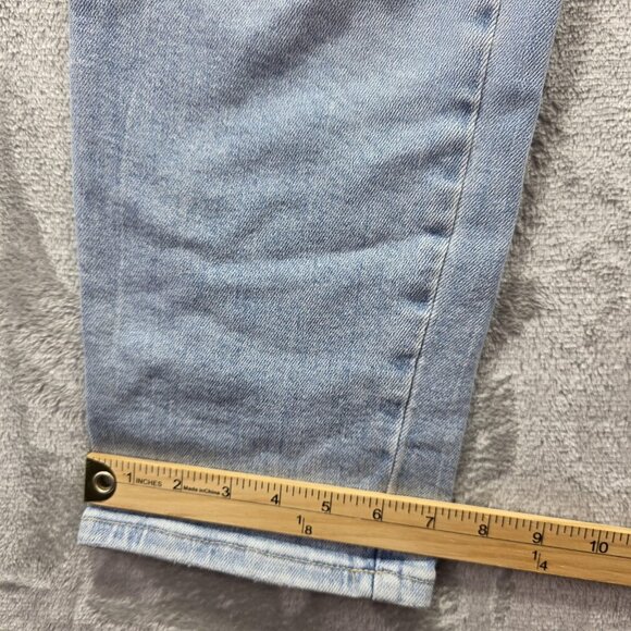 Judy Blue Jeans Womens 14W Light Wash Distressed Star Pocket Stretch JB88723 LT - Picture 10 of 10